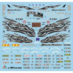 1/24 Автомобиль SCANIA R730 Black Amber
