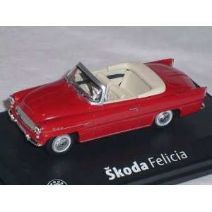 1/43 Skoda Felicia 1963 cabrio красный