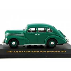 1/43 OPEL Kapitän 4-Door Sedan (first generation) 1939 Green / Brown interiors