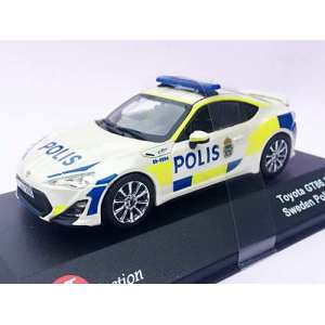 1/43 Toyota GT86 TRD POLIS (полиция Швеции) 2013