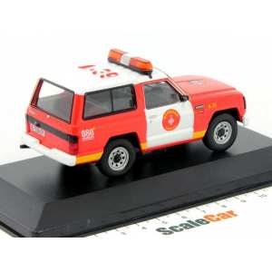 1/43 Nissan Patrol 3d 1994 Barcelona Fire Bomb Squad Пожарная Барселоны (разминирование)