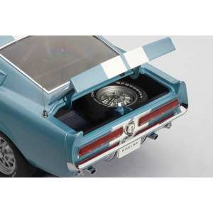 1/18 Ford SHELBY MUSTANG GT500 1967 (BLUE/WHITE STRIPES)