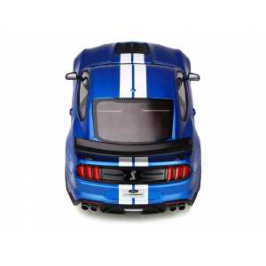 1/18 Ford Shelby GT500 2020 синий с белыми полосками