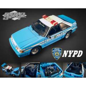 1/18 Ford Mustang GT New York City Police Department(NYPD) 1988 (производитель GMP)