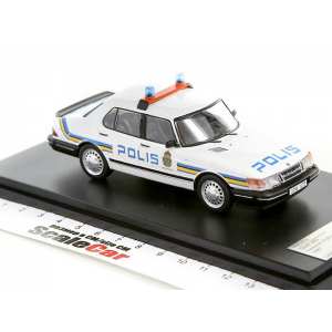 1/43 SAAB 900i Stockholm Polis (полиция Швеции) 1987