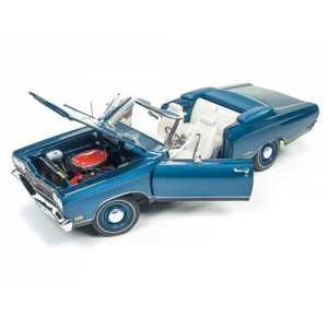 1/18 Plymouth GTX Convertible 50Th Anniversary 1969 синий металлик