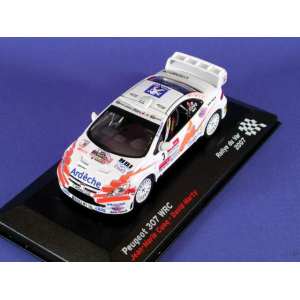 1/43 Peugeot 307 WRC CUOQ Jean-Marie MARTY David Rallye du Var 2007