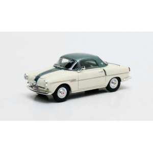 1/43 FIAT 600 Viotti Coupe 1959 белый/зеленый
