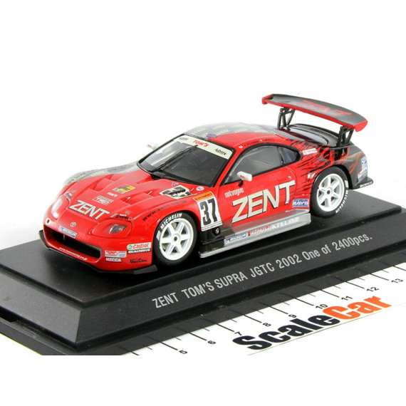 1/43 Toyota Supra JZA80 Zent Toms JGTC 2003 ➝ Ebbro ➝ Toyota