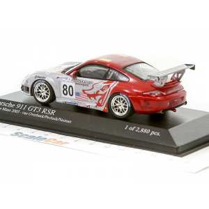 1/43 Porsche 911 GT3 RSR, Flying Lizard Motorsports, van Overbeek/Pechnik/Neiman, 3rd place GT2 Class Le Mans 2005