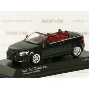 1/43 Audi A3 Cabriolet 2007 темно-серый металлик