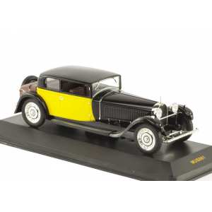 1/43 Bugatti 41 Royale Coach (Weymann) 1929 черный с желтым