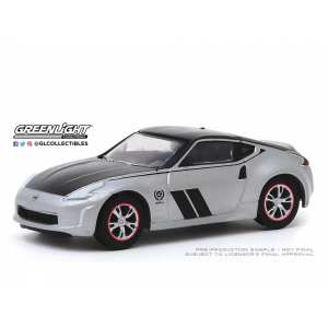 1/64 Nissan 370Z Coupe 50Th Anniversary 2020 серебристый с черным