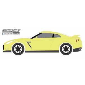 1/64 Nissan GT-R (R35) 2016 флуорисцентный неоновый желтый