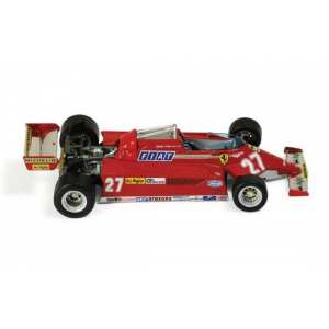 1/43 Ferrari 126CK 27 Gilles Villeneuve Winner Spanish GP 1981