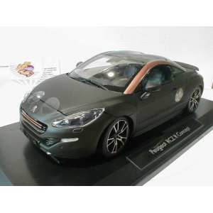 1/18 PEUGEOT RCZ R Concept Salon de Paris 2012 черный матовый