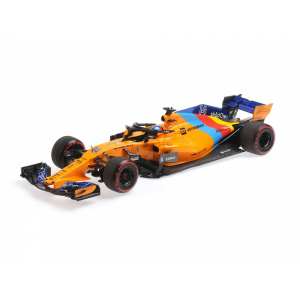 1/18 McLaren Renault MCL33 Fernando Alonso Last F1 Race Abu Dhabi GP 2018