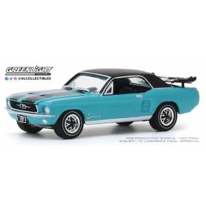 1/64 Ford Mustang Coupe Ski Country Special 1967 бирюзовый