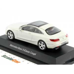 1/43 Mercedes-Benz S-class Coupe 2014 C217 белый