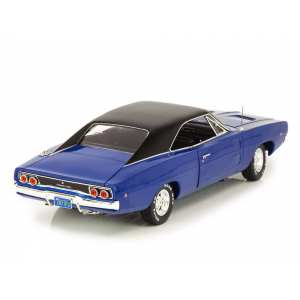 1/18 Dodge Charger из к/ф Кристина (автомобиль Дениса Гилдера) 1968 синий с черным