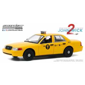 1/24 Ford Crown Victoria NYC Taxi (Такси Нью-Йорка) 2008 (Из к/ф Джон Уик II)