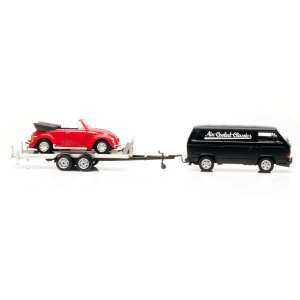 1/43 Volkswagen T3-a box van/trailer / Volkswagen Beetle Convertible VW Classic