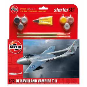 1/72 De Havilland Vampire T11 Starter Set