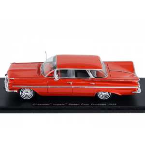 1/43 Chevrolet Impala Sedan Four windows 1959 Red