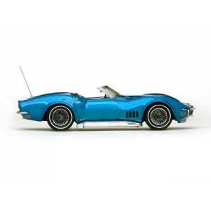 1/43 Chevrolet Corvette Stingray 427 convertible 1968 lemans blue голубой мет.