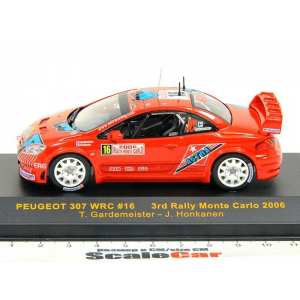 1/43 Peugeot 307 WRC 16 T.Gardemeister-J.Honkanen 3rd Rally Monte Carlo 06