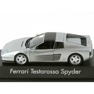 1/43 Ferrari Testarossa Spyder серебристый