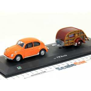 1/43 Volkswagen Beetle с прицепом-кемпером