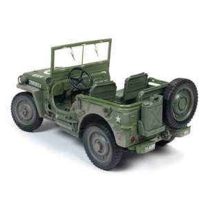 1/18 Jeep Willys 1941 хаки с грязью, Вторая Мировая Война