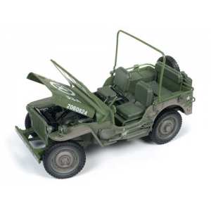 1/18 Jeep Willys 1941 хаки с грязью, Вторая Мировая Война