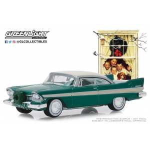 1/64 Plymouth Belvedere with Wreath Accessory 1957 зеленый