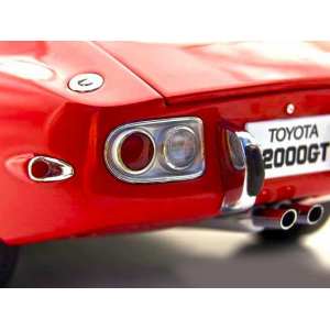 1/18 Toyota 2000 GT COUPE 1965 UPGRADED VERSION красный