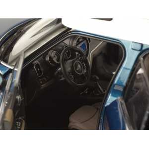 1/18 Mini Countryman Cooper S F60 голубой металлик с белой крышей и полосками