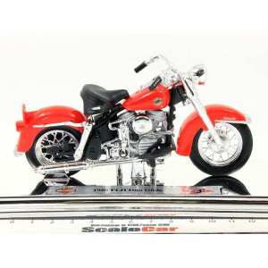 1/18 Мотоцикл Harley-Davidson FLH Duo Glide 1958 красный
