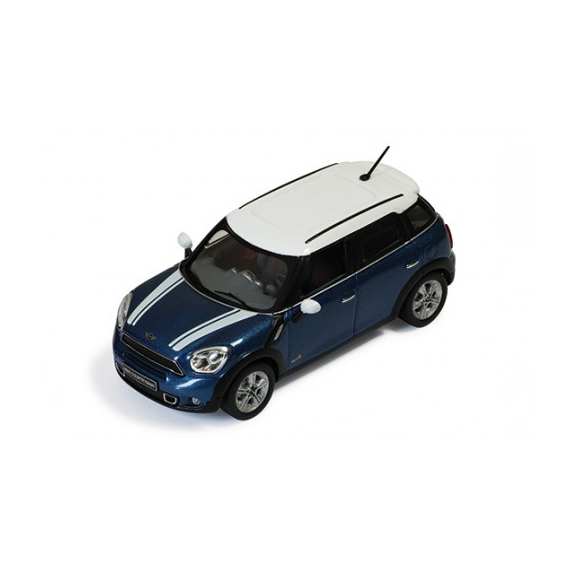 1/43 Mini Countryman Cooper S 2011 синий металлик с белой крышей
