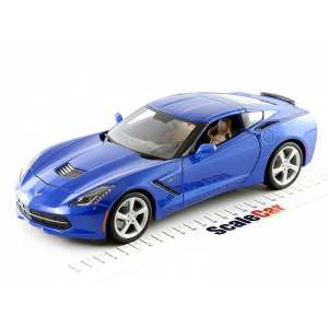1/18 CHEVROLET Corvette С7 2014 синий металлик