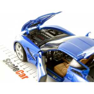 1/18 CHEVROLET Corvette С7 2014 синий металлик