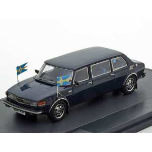 1/43 SAAB 99 Limousine HRH King Carl XVI Gustav 1976 синий, автомобиль короля Швеции
