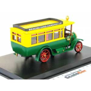 1/43 FIAT 18 BL AUTOBUS 1916 зеленый/желтый