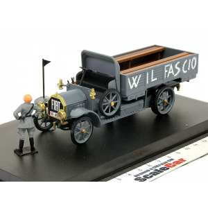 1/43 FIAT 18 BL - La Marcia su Roma 22 ottobre 1922 - Mussolini - 2 figures