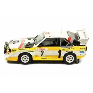 1/18 Audi Sport Quatro S1 2 W. Röhrl-C. Geistdörfer Rally Monte Carlo 1986