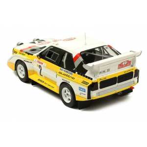 1/18 Audi Sport Quatro S1 2 W. Röhrl-C. Geistdörfer Rally Monte Carlo 1986