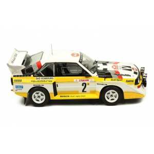 1/18 Audi Sport Quatro S1 2 W. Röhrl-C. Geistdörfer Rally Monte Carlo 1986