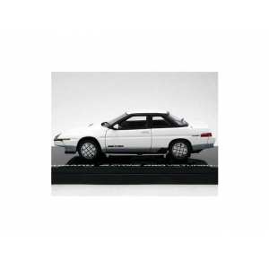 1/43 Subaru ALCYONE 4WD VR TURBO E-AX7 1985 Liberty White / Gull Gray