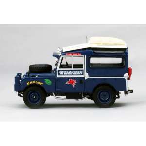 1/43 Land Rover Series I 1955 - Oxford & Cambridge Far Eastern Expedition серый