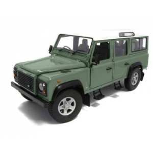 1/18 Land Rover Defender 110 Station Wagon светло-зеленый/белый